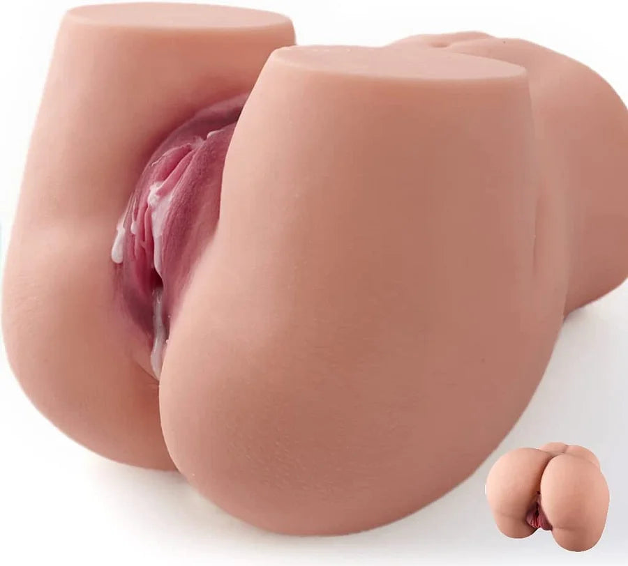 Male Masturbator - Realistic Pocket Stroker with Dual Features (5.7LB).