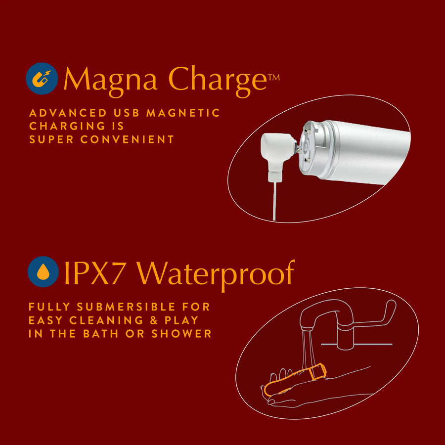 Warming Vibrator with Gem Accent