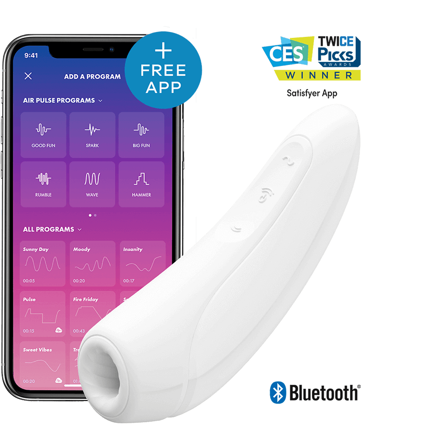 Curvy Air Stimulator with Long-Distance App Control